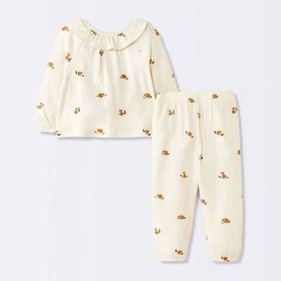 Baby Boys' 2pc Cozy Fox Top & Bottom Set - Cloud Island™ 3 Baby Boys' 2pc Cozy Fox Top & Bottom Set - Cloud Island™