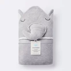 Baby Elephant Hooded Towel - Cloud Island™ Gray 7 Baby Elephant Hooded Towel - Cloud Island™ Gray -Cloud Island Shop GUEST 97eecbf3 f59a 451e 9938 f801dae98769