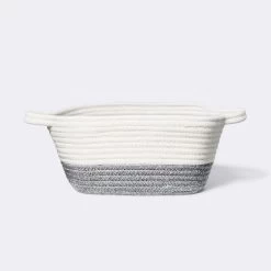 Square Coiled Rope Bin With Color Band - Cloud Island™ 8 Square Coiled Rope Bin With Color Band - Cloud Island™ -Cloud Island Shop GUEST 98ecb9e4 a743 413d 90b2 3c7410fd4153