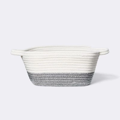 Square Coiled Rope Bin With Color Band - Cloud Island™ 5 Square Coiled Rope Bin With Color Band - Cloud Island™ - Image 3