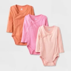 Baby Girls' 3pk Side Snap Long Sleeve Bodysuit - Cloud Island™ Pink -Cloud Island Shop GUEST 9ad4665d e5ea 4497 a0b8 dec2bec263f5