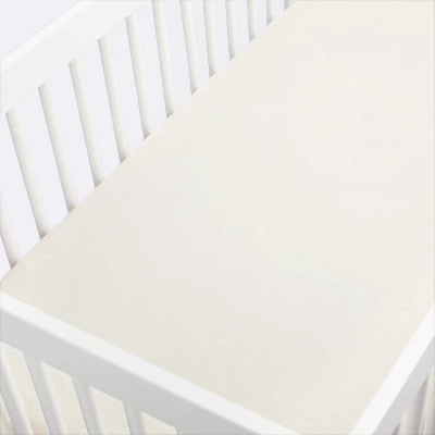 Fitted Jersey Crib Sheet Knit Oatmeal Heather - Cloud Island™ Oatmeal 4 Fitted Jersey Crib Sheet Knit Oatmeal Heather - Cloud Island™ Oatmeal - Image 2