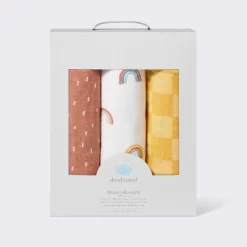Muslin Swaddle Baby Blanket - Rainbows - 3pk - Cloud Island™ -Cloud Island Shop GUEST 9d0c8f7a 6a74 44b2 9f84 7888a53fa23b