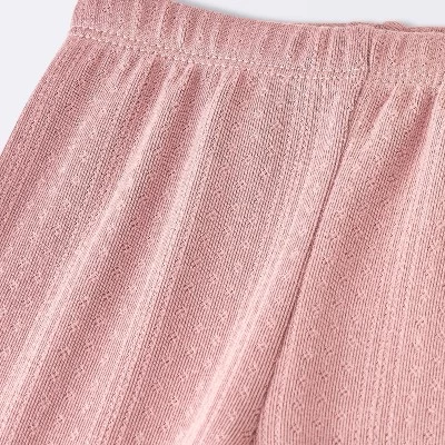 Baby Girls' 2pc Pointelle Set - Cloud Island™ Pink 5 Baby Girls' 2pc Pointelle Set - Cloud Island™ Pink - Image 3