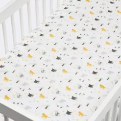 Fitted Crib Sheet Jungle Animals - Cloud Island™