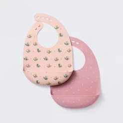 Silicone Bibs - 2pk - Flowers/Dots - Cloud Island™ 9 Silicone Bibs - 2pk - Flowers/Dots - Cloud Island™ -Cloud Island Shop GUEST a2c77739 53f6 4c5c 889c a17c1e376180
