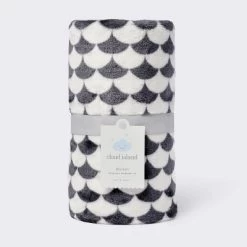 Black And White Scallop Halloween Baby Blanket - Cloud Island™ -Cloud Island Shop GUEST a2db2125 1ab7 4631 876d 1f4f25440e4b