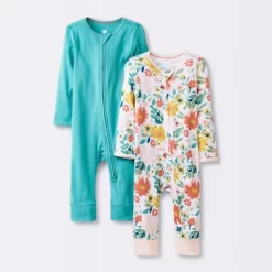 Baby Girls' 2pk Zip Romper - Cloud Island™ -Cloud Island Shop GUEST a391e3e8 dab7 4876 a0c9 40c77d7834d2