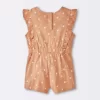 Baby Girls' Sun Stamps Printed Ruffle Romper - Cloud Island™ Tan 1 Baby Girls' Sun Stamps Printed Ruffle Romper - Cloud Island™ Tan -Cloud Island Shop GUEST a57a8040 8850 4b8b 85a2 ac962c327850