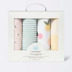 Flannel Baby Blankets Citrus - Cloud Island™ 4pk -Cloud Island Shop GUEST af6fb474 4169 4bfe a175 92a6b7080e46