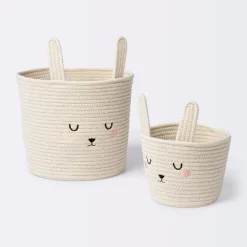 Coiled Rope Small Round Storage Basket - Rabbit - Cloud Island™ -Cloud Island Shop GUEST af7f0e09 bdf8 4734 a3ec 70dd06adeeb5