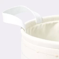 Medium Round Bin With Slub Stitching - Cream - Cloud Island™ -Cloud Island Shop GUEST b58cb1cf 47ee 4f45 8d9f bedb76b3c240