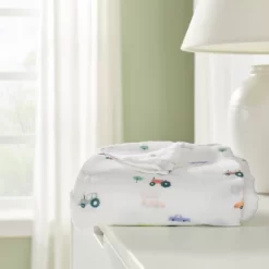 Muslin Swaddle Blanket - Cloud Island™ Trucks