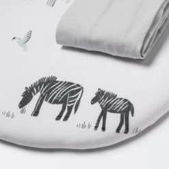 Jersey Bassinet Sheet 2pk - Cloud Island™ Two By Two Animals And Solid Gray -Cloud Island Shop GUEST b8ae3fef ec89 406e ae05 5397f0689272