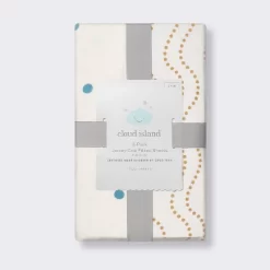 Fitted Jersey Crib Sheet - Dots & Squiggles - 2pk - Cloud Island™ -Cloud Island Shop GUEST ba7536fe 880a 4dfe a626 04935b755012