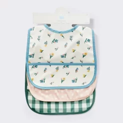 Water Resistant Bibs - 3pk - Floral/Checkerboard - Cloud Island™ 8 Water Resistant Bibs - 3pk - Floral/Checkerboard - Cloud Island™ -Cloud Island Shop GUEST ba9a7360 04a4 4423 9e01 09621e5e602b