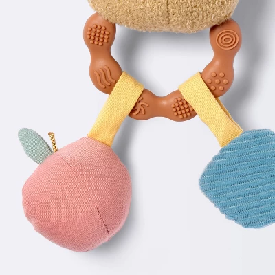 Handheld Plush Rattle Baby Toy - Bear - Cloud Island™ 4 Handheld Plush Rattle Baby Toy - Bear - Cloud Island™ - Image 2