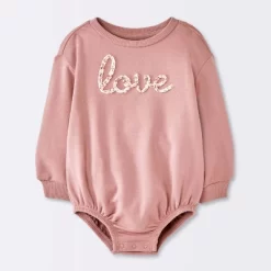 Baby Girls' Love Sweatshirt Romper - Cloud Island™ Pink 9 Baby Girls' Love Sweatshirt Romper - Cloud Island™ Pink -Cloud Island Shop GUEST c162c7b4 7878 4241 9675 089373389640