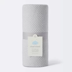 Seed Stitch Sweater Knit Baby Blanket - Gray - Cloud Island™ -Cloud Island Shop GUEST c46d3a9f a0d1 49c9 b801 2273bc1e5d10