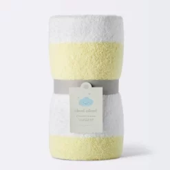 Chenille Stripe Baby Blanket - Yellow And White Stripes - Cloud Island™ -Cloud Island Shop GUEST c49ed641 9886 476a 82b0 dc2fb9cdd6d2