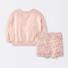 Baby Girls' 2pc Cat Applique Sweatshirt & Bike Shorts Set - Cloud Island™ Pink -Cloud Island Shop GUEST c746901c bdf4 4f23 8092 edb3ed30d6f7