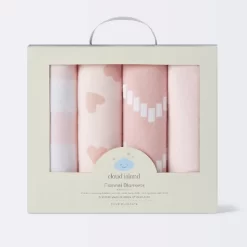 Flannel Baby Blanket - Pink Hearts And Chevron - Cloud Island™ -Cloud Island Shop GUEST c7986e46 478d 4038 a86c f5f079611906