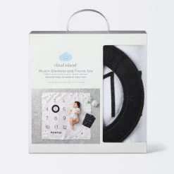 Milestone Swaddle Baby Blanket With Felt Frame - Black And White - Cloud Island™ 7 Milestone Swaddle Baby Blanket With Felt Frame - Black And White - Cloud Island™ -Cloud Island Shop GUEST c94e4c1c 28ae 4b15 aa28 986934d74d3a