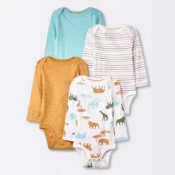 Baby 4pk Safari Animals Long Sleeve Bodysuit - Cloud Island™ 10 Baby 4pk Safari Animals Long Sleeve Bodysuit - Cloud Island™ -Cloud Island Shop GUEST c9e61651 f9b0 4189 96ab faa1c05ab83b