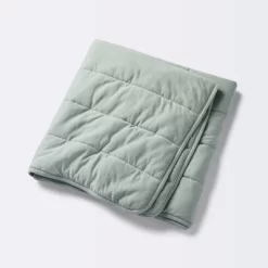 Rayon From Bamboo Quilted Baby Blanket - Green - Cloud Island™ -Cloud Island Shop GUEST cb5ced90 8959 4e99 92fd 1287e6bcb5bf