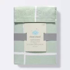 Fitted Crib Sheet - Cloud Island™ Mint Windowpane -Cloud Island Shop GUEST cbc12d02 bfe1 469c 8ee6 aa8b3b9a518f