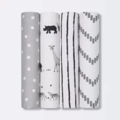 Flannel Baby Blanket - Cloud Island™ Two By Two Animals - 4pk -Cloud Island Shop GUEST ccb99256 6a6e 4e50 b6fe 12dd9807c895