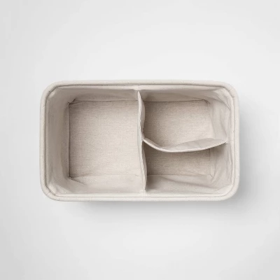 Decorative Basket - Cloud Island™ Large Quilted Bin Off White 4 Decorative Basket - Cloud Island™ Large Quilted Bin Off White - Image 2