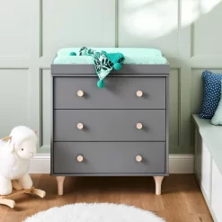 Plush Changing Pad Cover Chevron - Cloud Island™ Mint