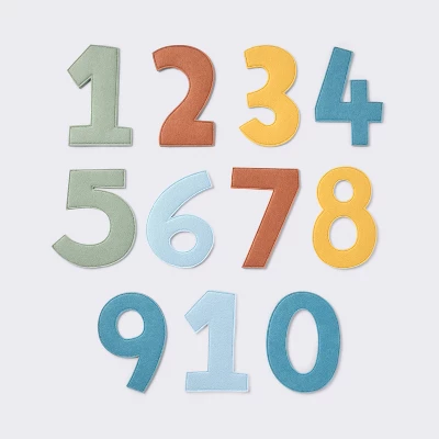 Milestone Felt Numbers - Multi Color - Cloud Island™ 4 Milestone Felt Numbers - Multi Color - Cloud Island™ - Image 2