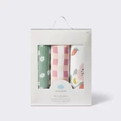 Muslin Swaddle Baby Blanket - Floral Gingham - 3pk - Cloud Island™ 8 Muslin Swaddle Baby Blanket - Floral Gingham - 3pk - Cloud Island™ -Cloud Island Shop GUEST dc5c9b9f 5f40 4544 8170 5f803e704612