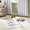Muslin Blankets With Felt Frame Triangle - Cloud Island™ White/Black -Cloud Island Shop GUEST df51d8c2 b891 4703 b950 a3101f3925fb