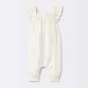 Baby Girls' Striped Gauze Long Legged Romper - Cloud Island™ Cream 1 Baby Girls' Striped Gauze Long Legged Romper - Cloud Island™ Cream -Cloud Island Shop GUEST e040293f 5f60 4a5d 8792 af2104626392