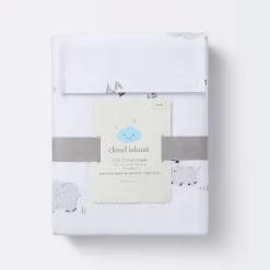 Cotton Fitted Crib Sheet - Elephants - Cloud Island™ -Cloud Island Shop GUEST e121d11d 4c2d 41f8 a54f d394f0fec3e5