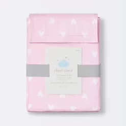 Fitted Crib Sheet Hearts - Cloud Island™ Pink -Cloud Island Shop GUEST e40d6995 3c2f 41db 8f02 87362097c479