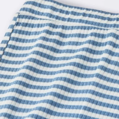 Baby Girls' Soliel Modal T-Shirt & Bike Shorts Set - Cloud Island™ Off-White 5 Baby Girls' Soliel Modal T-Shirt & Bike Shorts Set - Cloud Island™ Off-White - Image 3