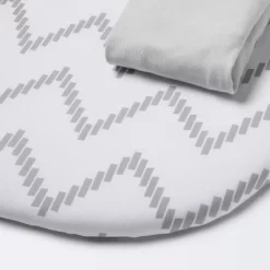 Jersey Bassinet Sheet - Cloud Island™ Gray Chevron And Solid Gray - 2pk -Cloud Island Shop GUEST ee8a9601 47fd 4567 a503 9109ebbc34c6