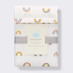 Cotton Fitted Crib Sheet - Rainbows - Cloud Island™ -Cloud Island Shop GUEST ef33736e a074 47b4 b701 7b5934c4c55c