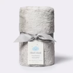 Solid Satin Edge Plush Blanket - Cloud Island™ Gray 7 Solid Satin Edge Plush Blanket - Cloud Island™ Gray -Cloud Island Shop GUEST ef58fef4 d999 41d3 8f90 c10a880399a3