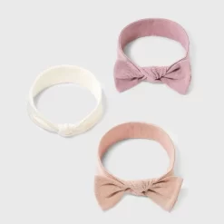 Baby 3pk Headwrap - Cloud Island™ Pink