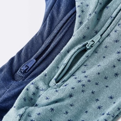 Baby Boys' 2pk Stars So Very Soft Modal Blend Romper - Cloud Island™ Navy Blue 5 Baby Boys' 2pk Stars So Very Soft Modal Blend Romper - Cloud Island™ Navy Blue - Image 3