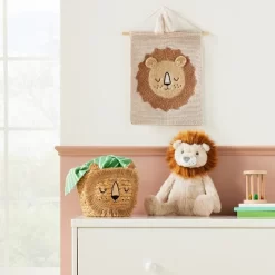 Lion Fiber Wall Art - Cloud Island™