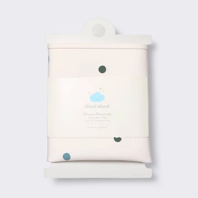 Silicone Placemat - Beige/Dots - Cloud Island™ 5 Silicone Placemat - Beige/Dots - Cloud Island™ - Image 3