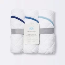 Changing Pad Liner White With Blue Edge - Cloud Island™ 3pk 7 Changing Pad Liner White With Blue Edge - Cloud Island™ 3pk -Cloud Island Shop GUEST f7a275d1 4928 4987 b2b5 bf1f4ebc764b