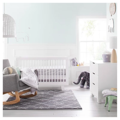Crib Bedding Set Two By Two 4pc - Cloud Island™ Gray 8 Crib Bedding Set Two By Two 4pc - Cloud Island™ Gray - Image 6