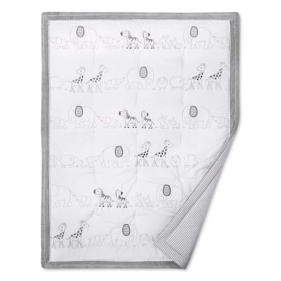 Crib Bedding Set Two By Two 4pc - Cloud Island™ Gray 3 Crib Bedding Set Two By Two 4pc - Cloud Island™ Gray